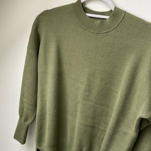 Abercrombie Green Knit Sweater NWOT
